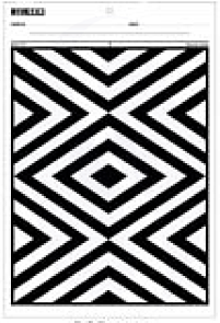 Spreading Rate Charts (Bold diagonally striped pattern) 289x194mm ; Clear-coated (500 pcs/box)