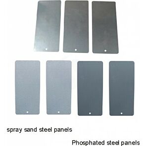 Phosphated Iron Panels;  150x70x0.8mm (180 pieces/package)
