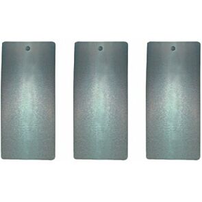 Aluminium Panels; Chromated; 120x50x0.8mm (300 pcs/package)