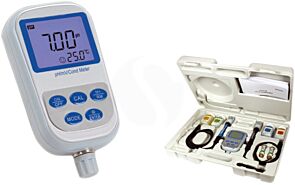 Portable pH & Conductivity Meter   (with two electrodes for pH & conductivity)