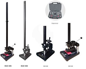 Tubular Impact Tester: 100 cm / ø12.7 mm + ø15.9 mm (ASTM D 2794 / ISO 6272.2)