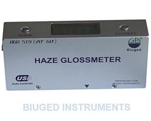 Intelligent Haze Glossmeter 20°/ 60° : Calibrates automatically, with software for RS 232