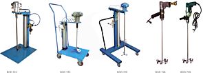 Air Pneumatic Mixer:   Transportable with bench; 0.25HP; 20-50KG