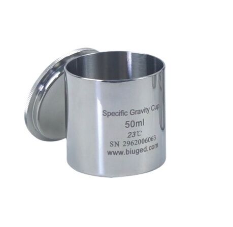 Density Determiner Pycnometer 37cc/ml Specific Gravity Cup specific gravity cup