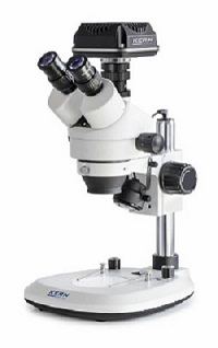 New Stereo-Zoom Microscope with Camera